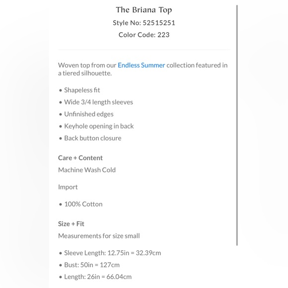 NWOT. Free People The Briana Top (XS) - Picture 2 of 2